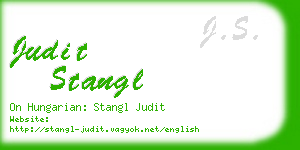 judit stangl business card